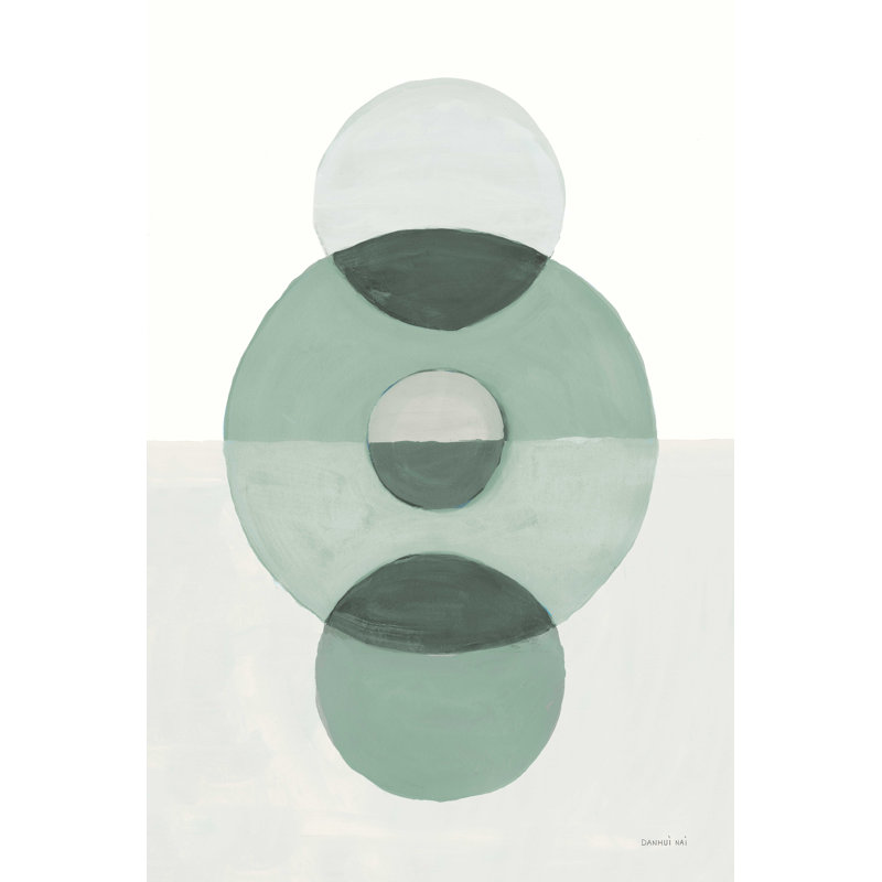 Amparo In Between II Eucalyptus - Wrapped Canvas Print, 12" W x 18" H