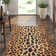 Leopard Hand Micro Hooked Wool Rug