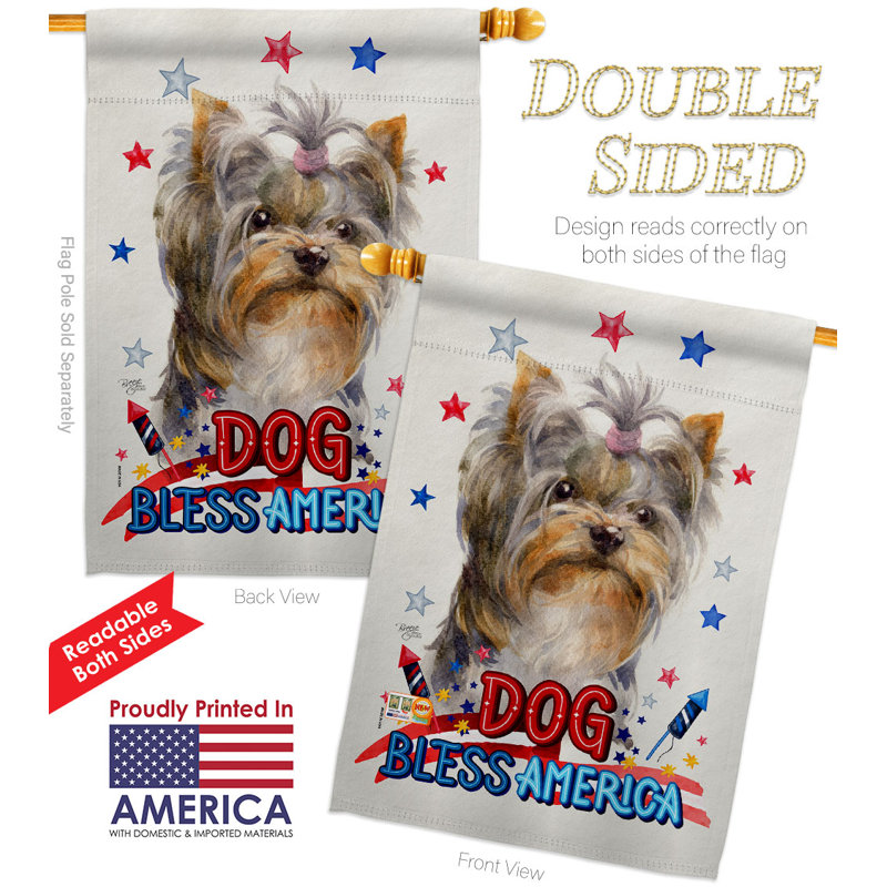 Double Sided Polyester Animal, 40" H x 28" W