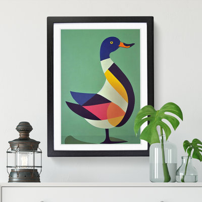 FRM-V0523-15X Abstract Duck Vol.6 - Single Picture Frame Print