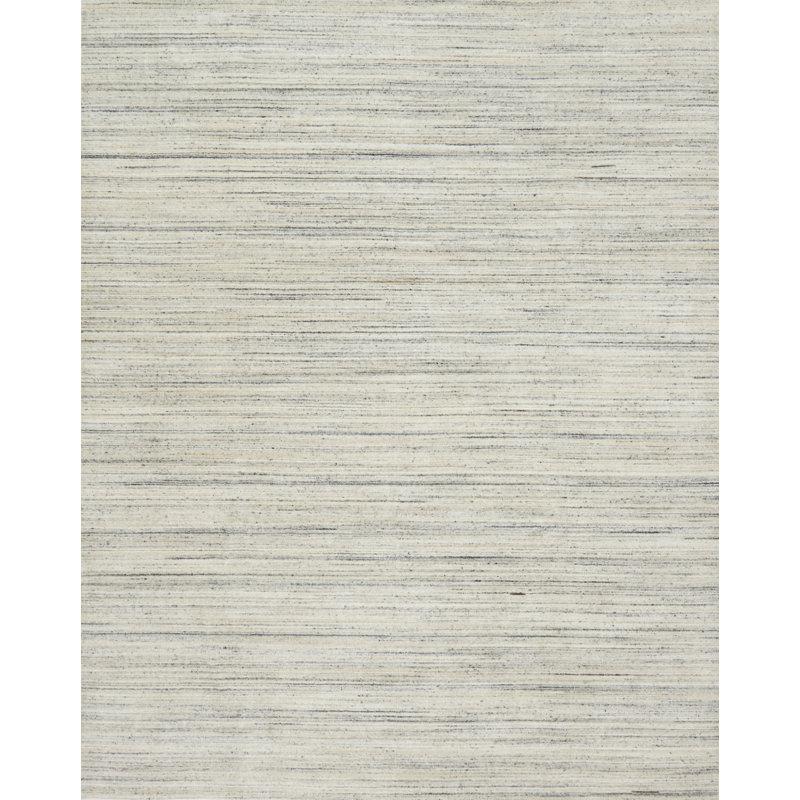 Tapis ivoire noué la à la main Maliyah, Rectangle 2 pi x 3 pi