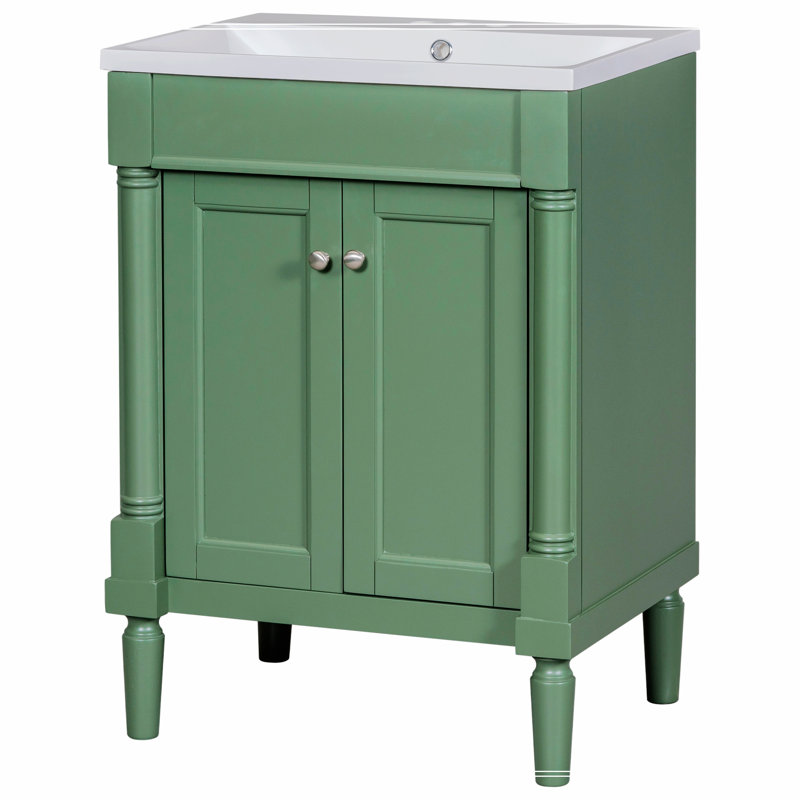 Rangement pour salle de bain Soula, Vert