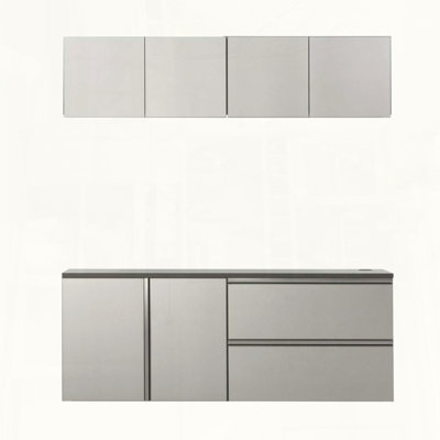 Garage Cabinet Set with Soft Closing Doors and Drawers