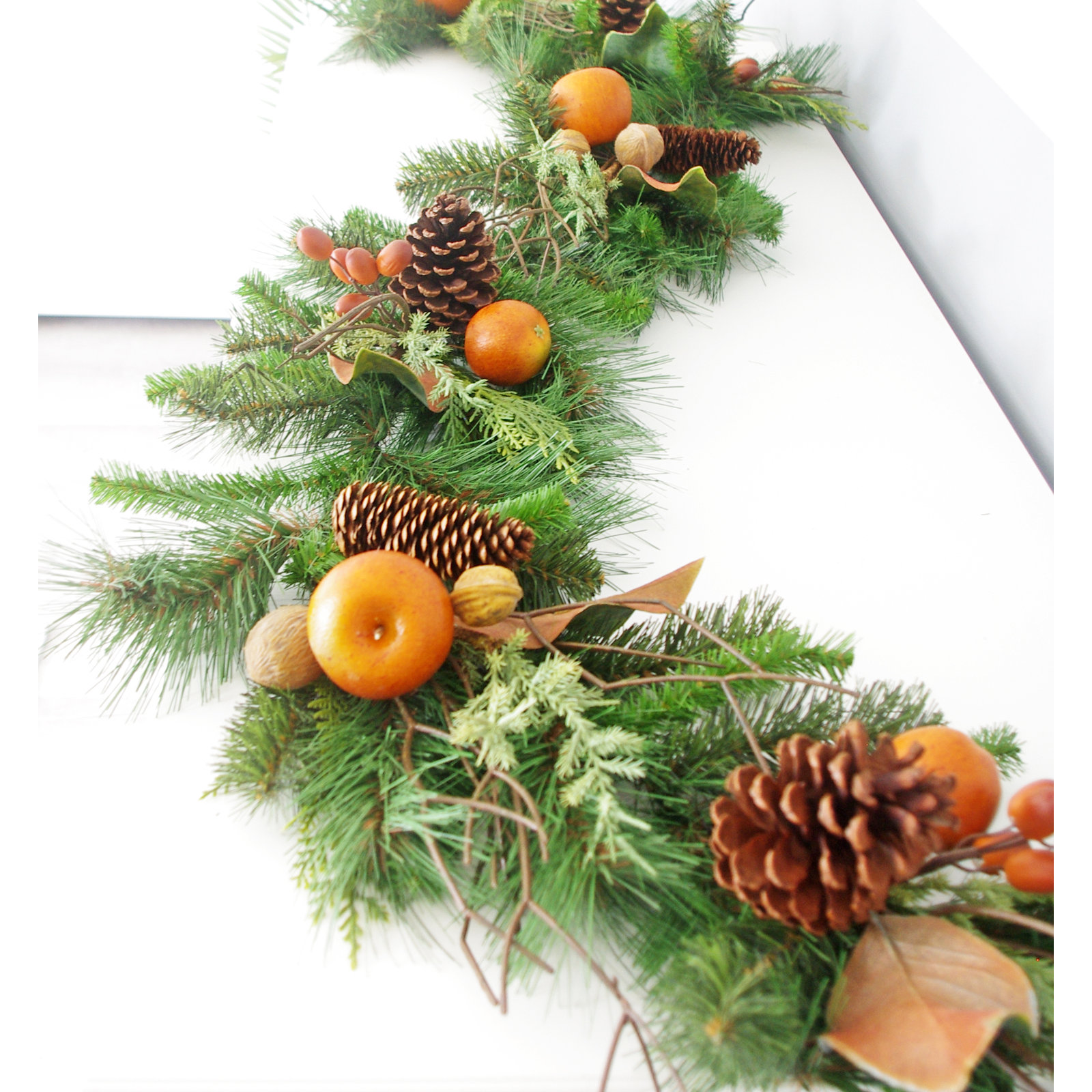72" Fruit & Pinecone Thanksgiving Garland