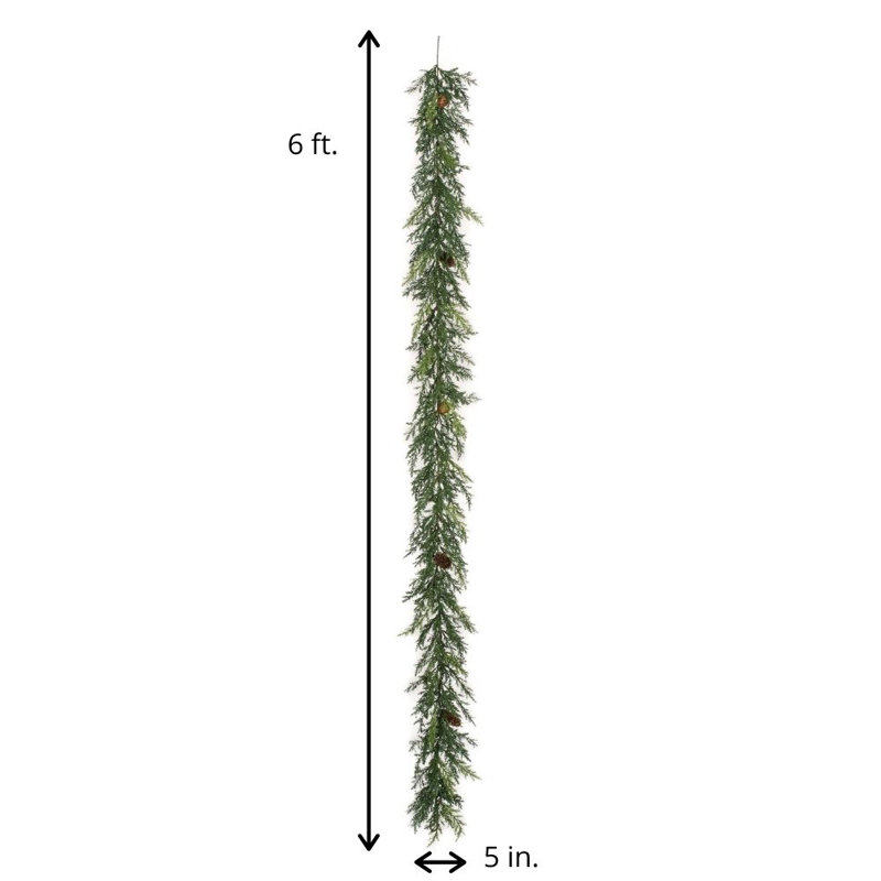 Ensemble de 2 guirlandes Arborvitae 2 pièces