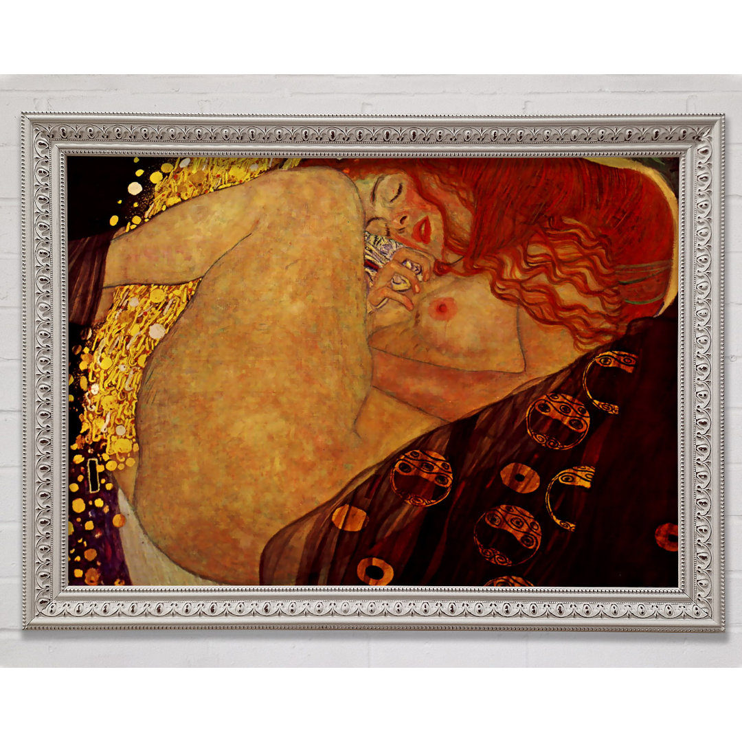 Danae von Gustav Klimt - Einzelne Bilderrahmen Kunstdrucke