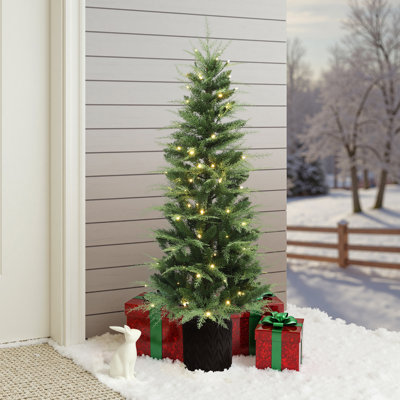 Arbre de Noël vert 5 pi avec décoration