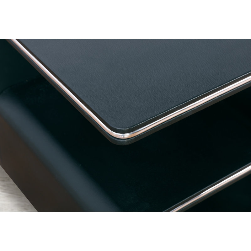 Table de chevet Greatime Great PN288BK-R, noir, Noir
