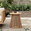 Table d'appoint d'extérieur en bois pour patio-2101990838