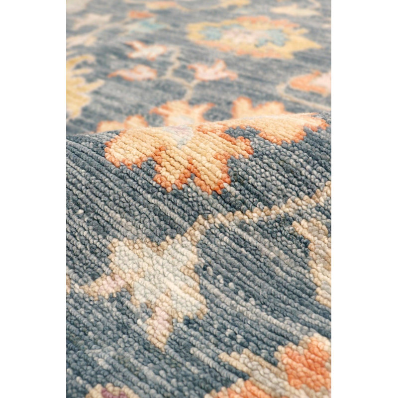 Oriental Area Rug in Blue, Rectangle 8'3" x 10'2"
