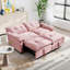 Canapé-lit en chenille convertible 3 positions 73 po-130154659