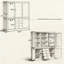 Armoire de cuisine avec tiroirs et tablettes de porte-1513960399