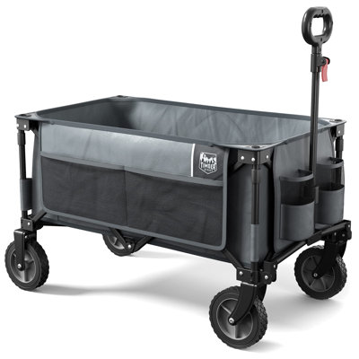 Adjustable Large Capacity Folding Wagon Garden Carts