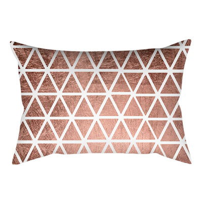 Housse de coussin rose (30cm x 50cm)