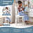 Avery Desk and Chair White