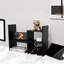 Rotatable Black Desktop Organizer Shelf-67867153