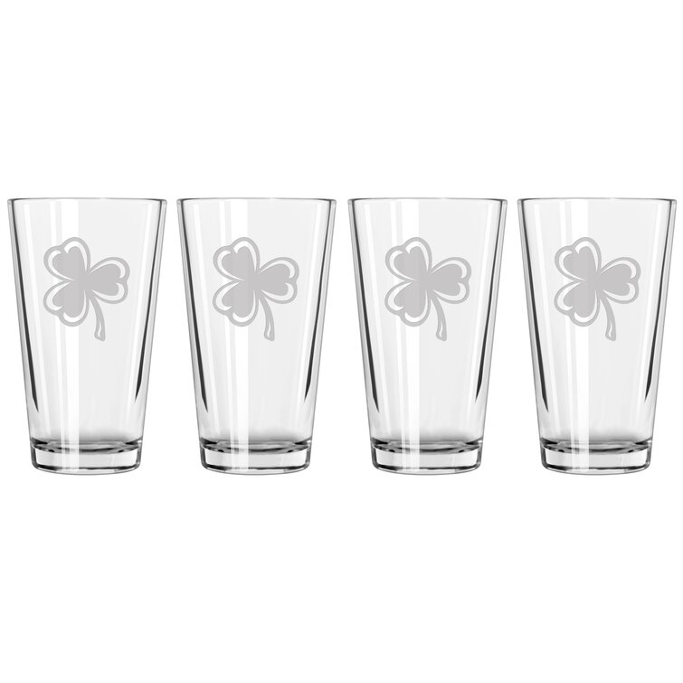 Susquehanna Glass 4 - Piece 16oz. Glass Beer Mug Glassware Set & Reviews