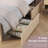 Boho Natural Rattan Storage Bed-251105522