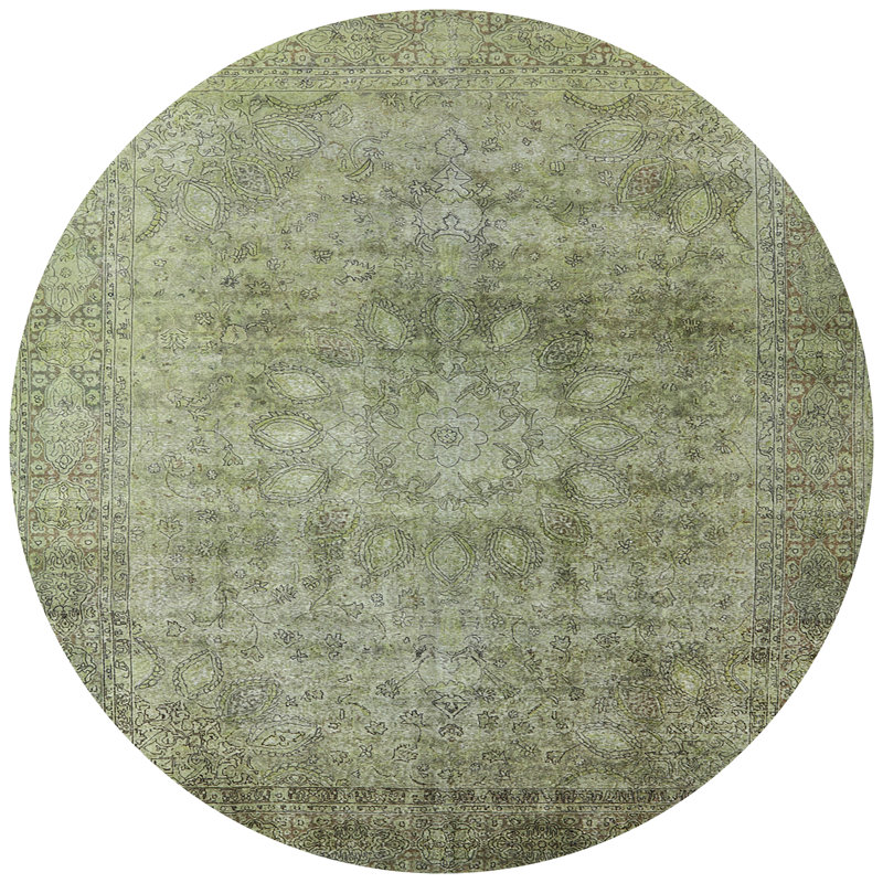 Oriental Indoor Rug, Round 3'