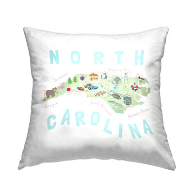 Polyester/Polyester Blend Throw Square Pillow Cover & Insert by Carla Daly