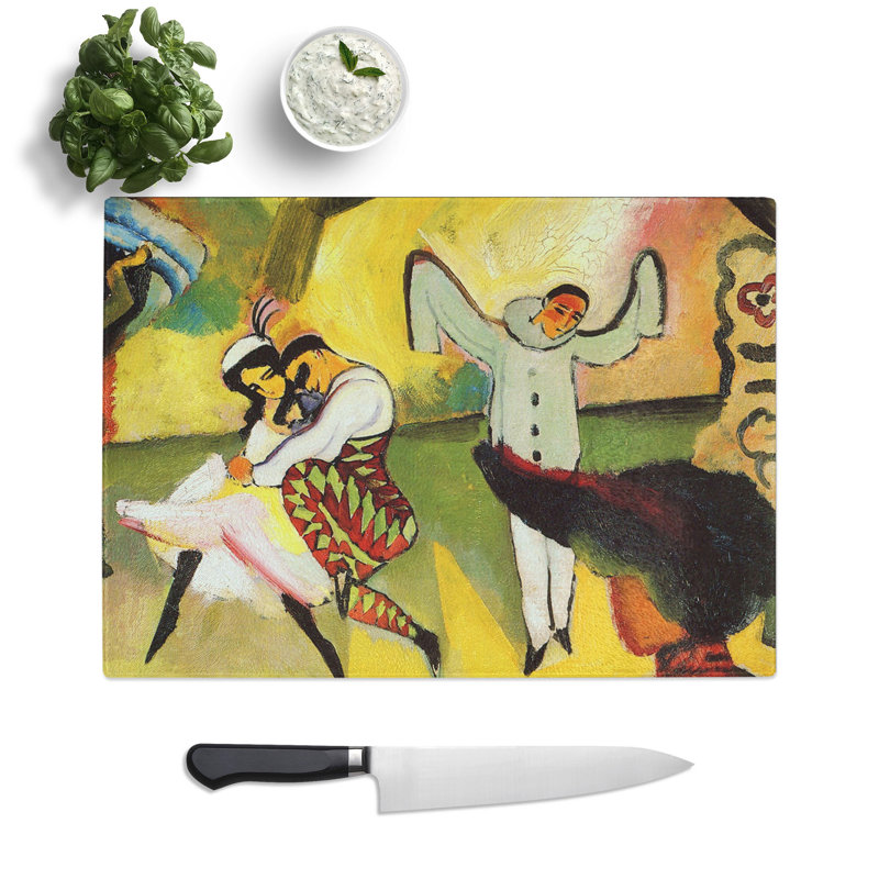 Russian Ballet by August Macke Chopping Board, 0.4cm H x 28.5cm W x 39cm L