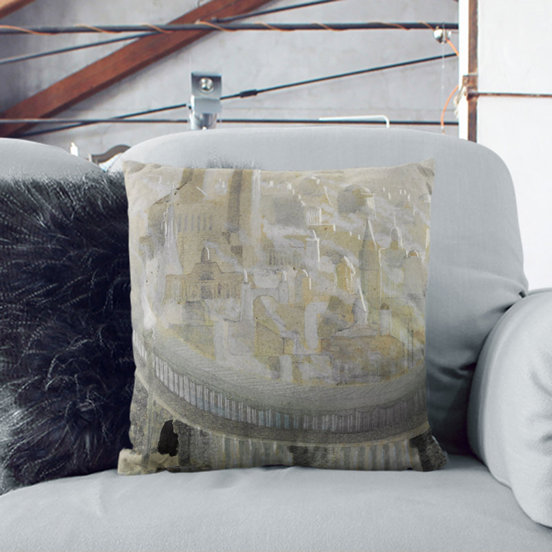 The City Vol.2 Scatter Cushion, Black, 55cm H x 55cm W x 20cm D