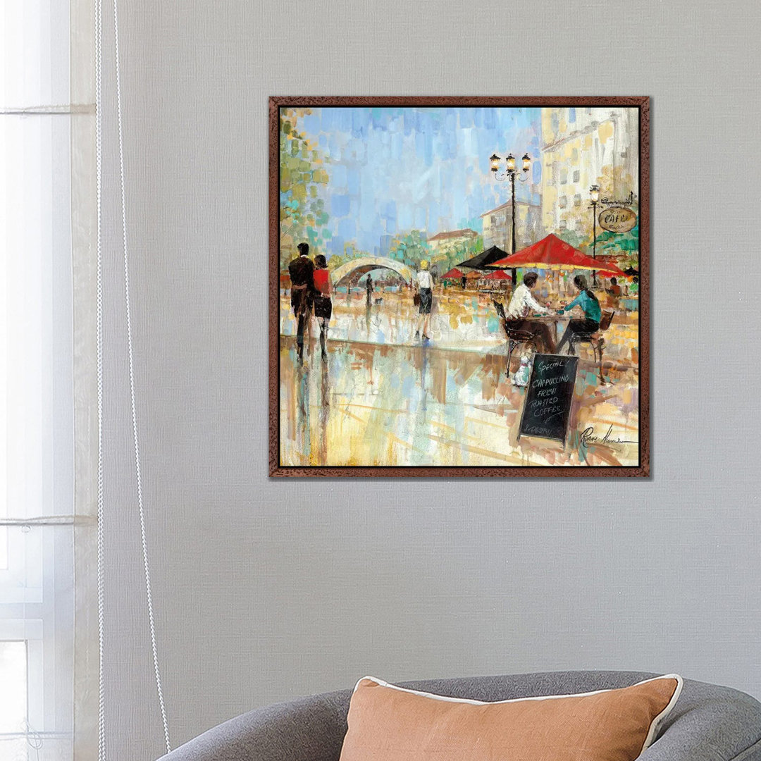 Riverwalk Charm III von Ruane Manning - Galerie-Giclée auf Leinwand