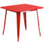 Ensemble de table carrée intérieur / extérieur 31,5 po Feodora-33309957