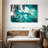 " Abstract Teal Canvas Print "-102086907