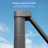 10' Square Large Cantilever Umbrella with Base and 60-degree Rotation-67120623