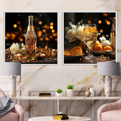 «Peach Soda Radiant Fizz» 2 pièces