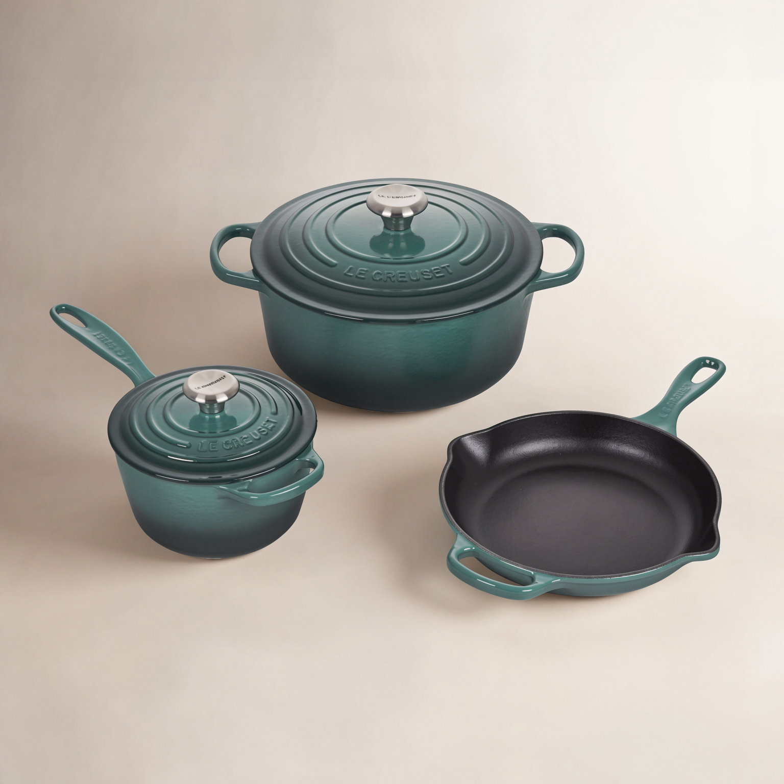 Le Creuset Signature 5-Piece Cookware Set, Artichaut