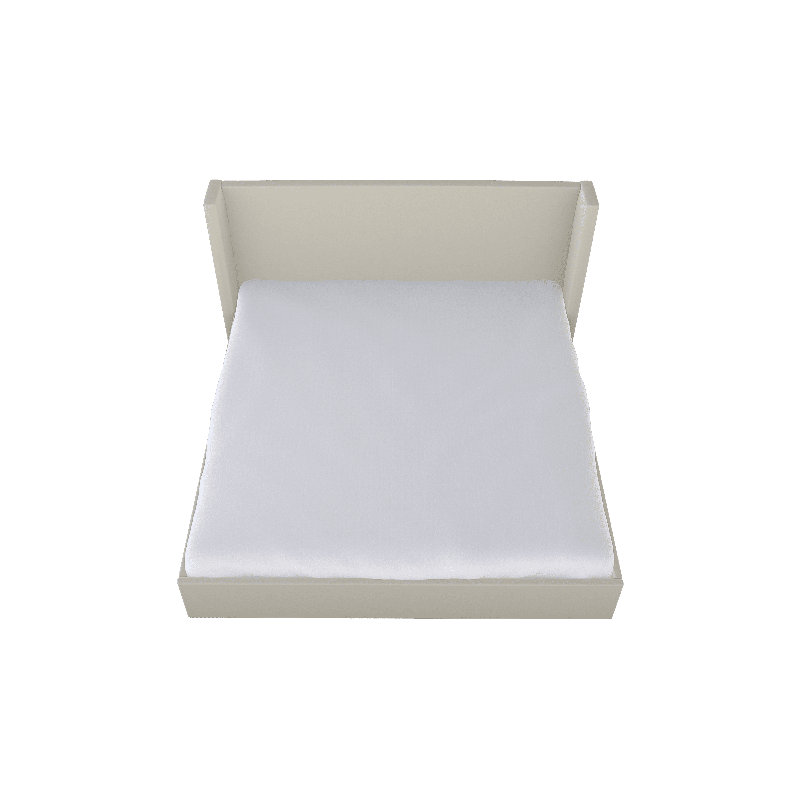 Chloe Upholstered Wingback Bed, Queen, Short Cut Cloud