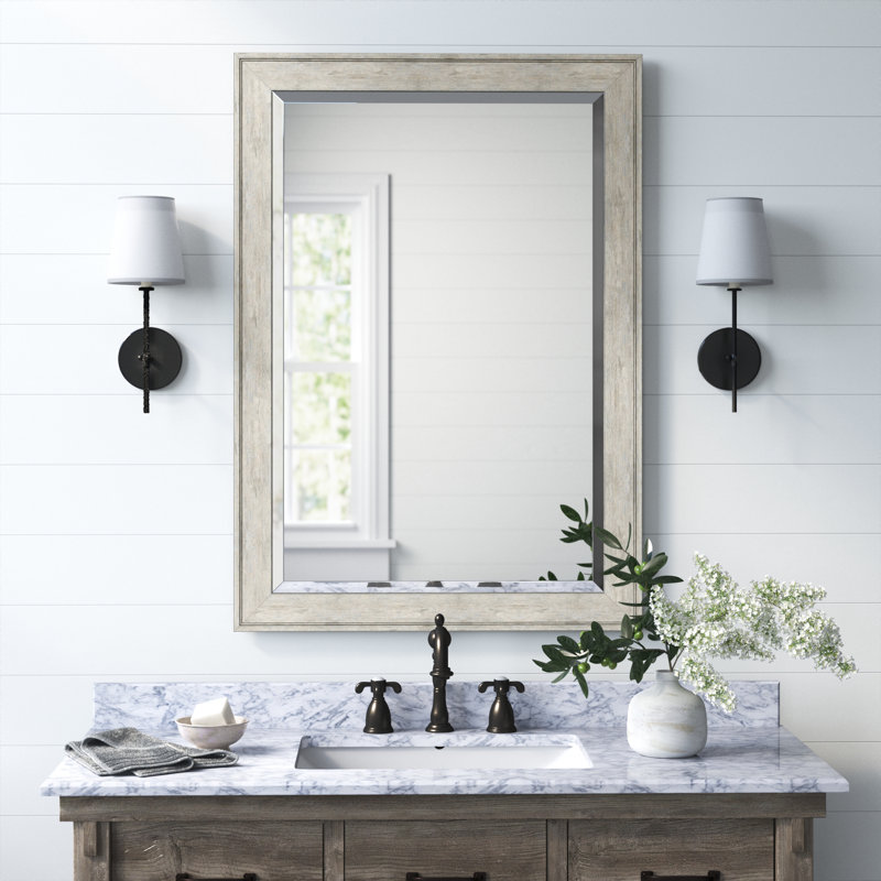 Tunley Flat Wall Mirror, 29" x 41"