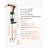 Commercial Immersion Blender, 750W, 18-inch, Heavy-Duty Hand Mixer for Restaurant, Handheld Stick for Soups & Sauces, Pure-Copper Motor, Variable Speed, Stainless Steel 3-Blade Head, Handle