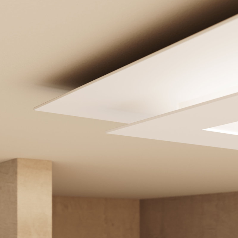 Offset 1 - Light LED Flush Mount, 3000K