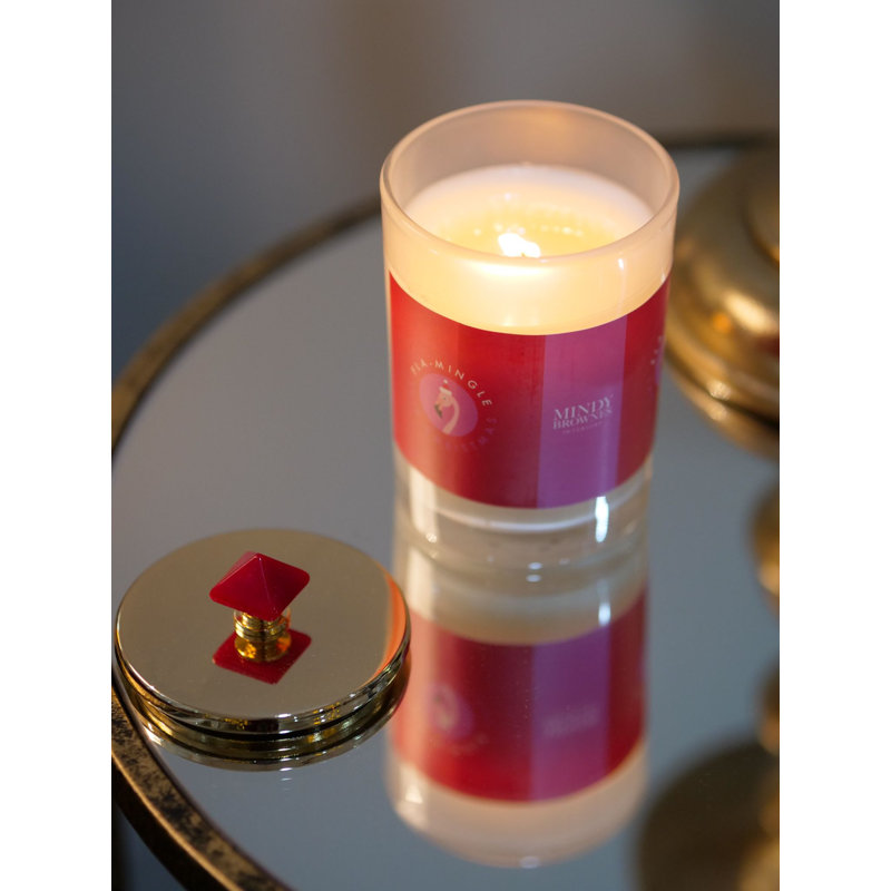Holiday Scented Tumbler Candle with Glass Holder