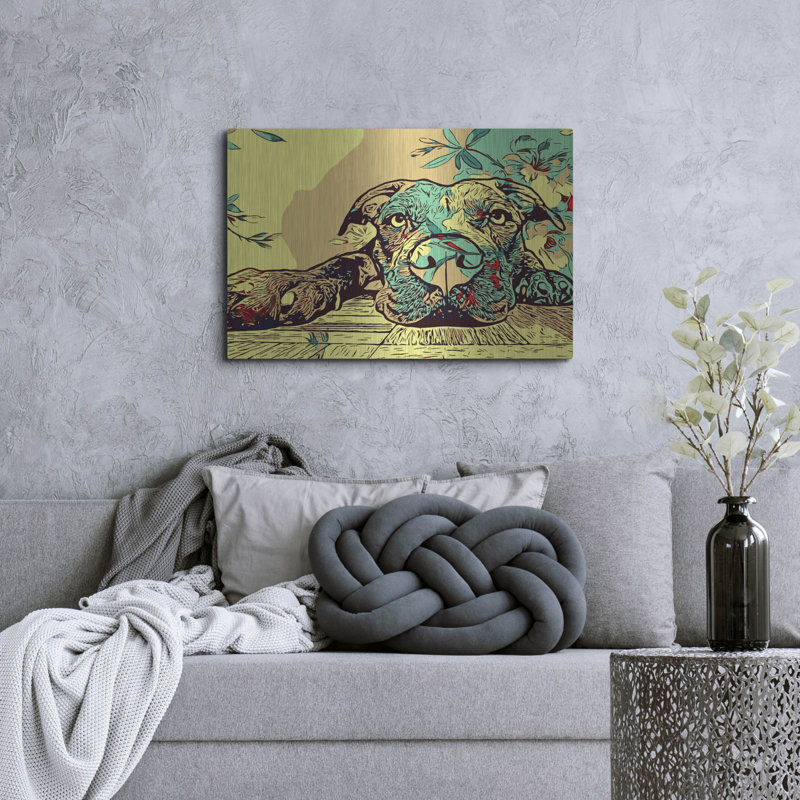 «Pitbull Love Style» par Dean Russo, H 24 po x l 36 po