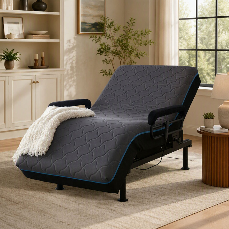 Adjustable Sleep To Stand Bed With Convenient Lift Assist