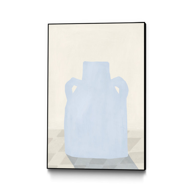 «Vase Bleu», toile encadrée