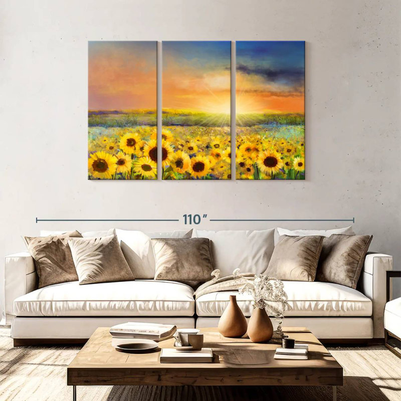 Huile de tournesol Alvord, H 48 po x l 74 po