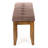 Springhill Leatherette Upholstered Wood Dining Bench Cappuccino