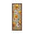 Toile avec cadre en bois brun classique sélectionné