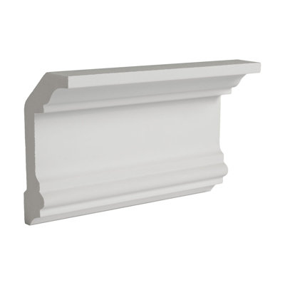 Moulure couronnée en polyuréthane 2-1 / 4 po x 3-7 / 8 po x 6 po