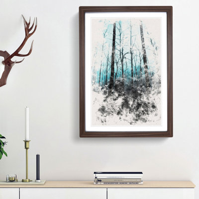 Misty Forest - Picture Frame Painting Print