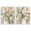 «Watercolor Style Tulipes Bouquets», ensemble de 2 giclées encadrées, design par Carol Robinson