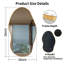  Miroir ondulé mural irrégulier pour vestiaire, chambre à coucher, salon et vestibule-2109948837-2109948833