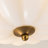 3-light Glass Semi Flush Mount-119728115