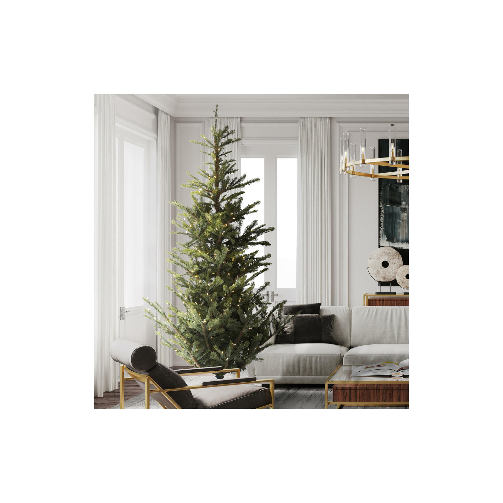 Alberta Spruce Artificial Christmas Tree, 12' H