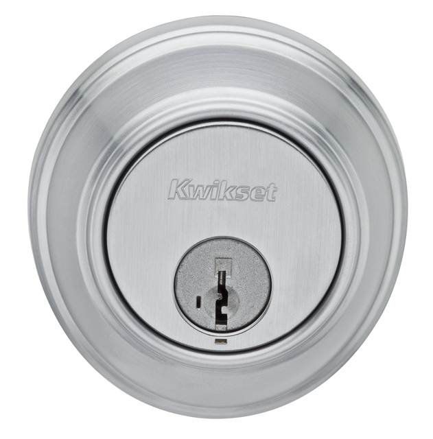 Key Control Single Cylinder Deadbolt with Smartkey, Venetian Bronze
